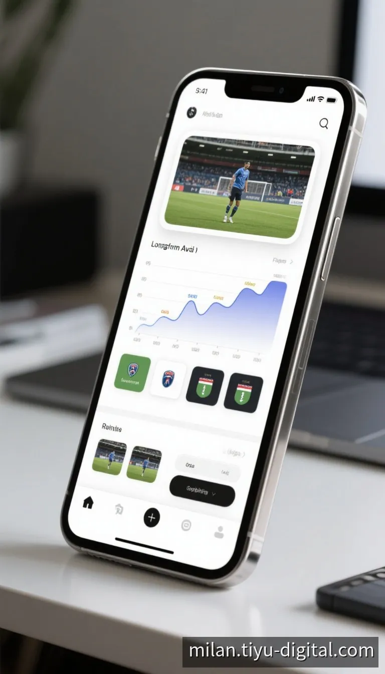 米兰足球APP赛程提醒与实时比分推送界面预览